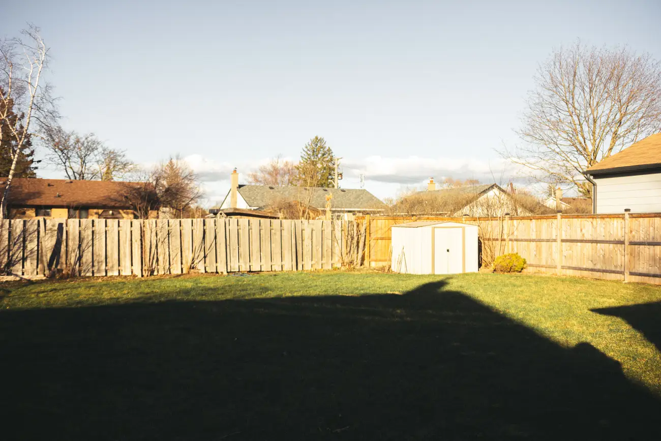 Wood fence installation in Midtown Tallahassee